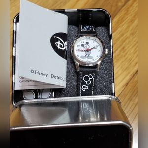 Disney Mickey Mouse silver tone ladies watch.